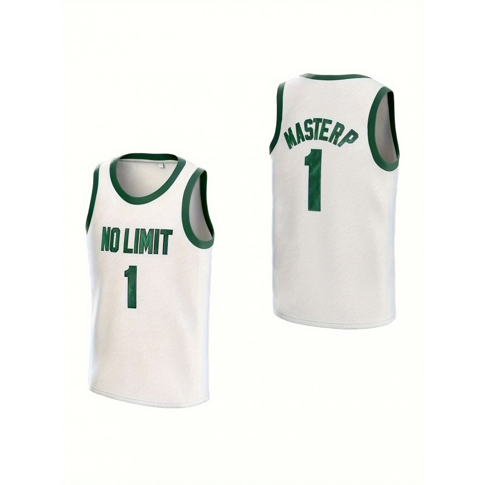 White Basketball Suit Embroidered V-neck Men's Sports Vest Polyester Mesh Training Suit S-3XL White Basketball Suit Embroidered V-neck Men's Sports Vest Polyester Mesh Training Suit S-3XL