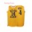 Men's Polyester Basketball Jersey # 14 Yellow V-neck Sports Vest, Breathable And Comfortable, Slightly Elastic Knitted Fabric Suitable for Casual Training, Beach And Weekend Wear, Suitable for Adult Couples S-3XL