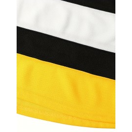 1pc Men'S Ice Hockey Jersey - Embroidered Letter & Number, V-Neck, Long Sleeve, Breathable & Moisture-Wicking Polyester, Lightweight & Ergonomic Pullover Top for Sports, Casual, Party, Universal Fit