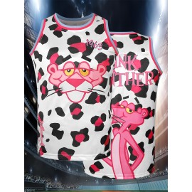 Pink Leopard White Spots