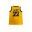 Men's #22 Basketball Jersey - Breathable, Comfort Fit Tank Top for Training & Sports, Yellow, Sizes S-3XL