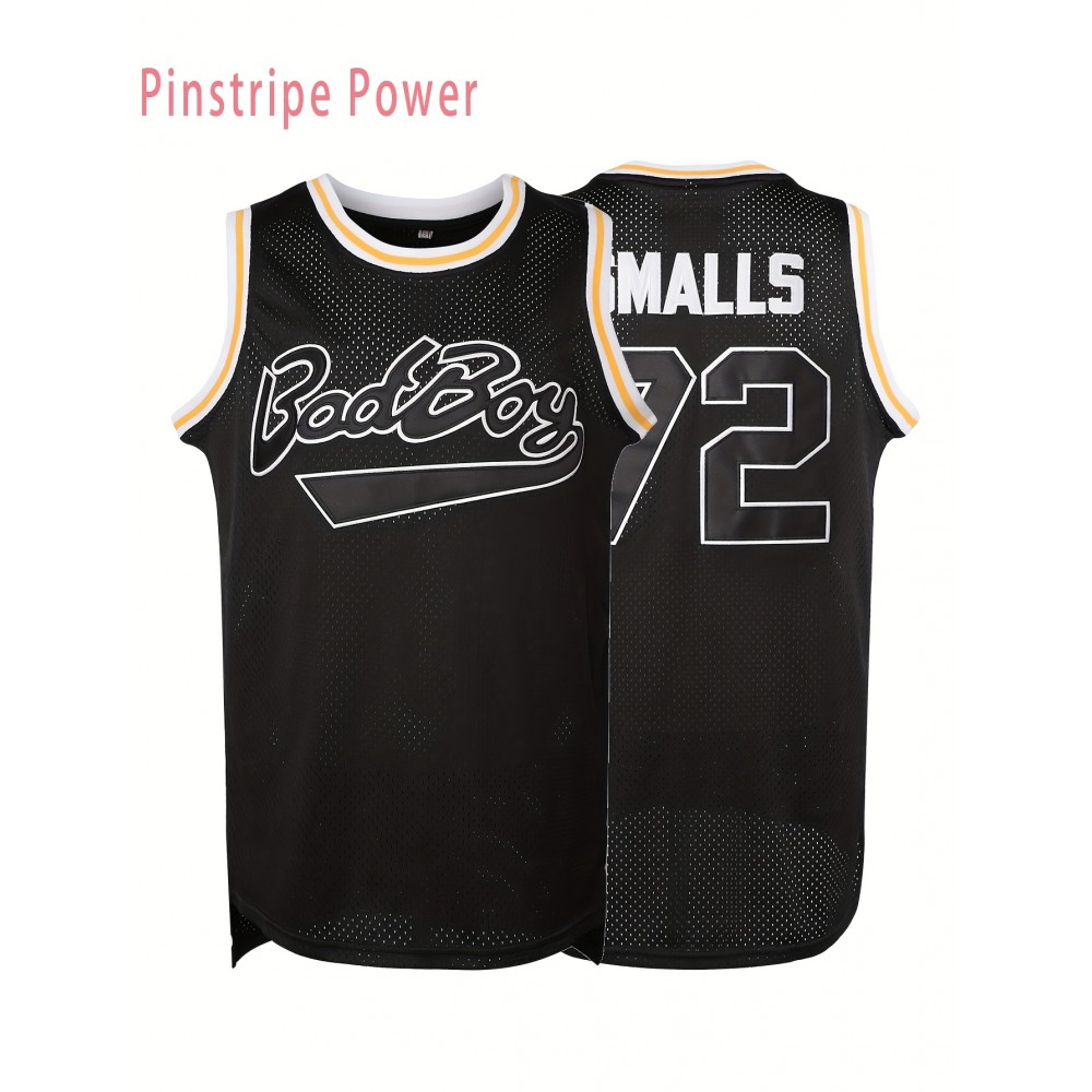 Men'S # 72 Black Breathable Basketball Jersey, Casual Sports Sleeveless Vest, Polyester Fiber Round Neck, Perfect For Team Sports, Outdoor Activities, Size S-3XL Men'S # 72 Black Breathable Basketball Jersey, Casual Sports Sleeveless Vest, Polyester Fiber Round Neck, Perfect For Team Sports, Outdoor Activities, Size S-3XL