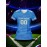 Customizable Women'S V-Neck Football Jersey, Polyester 100%, Quick-Dry Knit Fabric, Regular Length, All Over Print, Slight Stretch, Breathable for Training & Fitness, Spring/Summer/Fall Sports Top