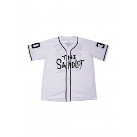 Youth #30 Sandlot Baseball Jersey Benny The Jet Rodriguez Alan Yeah-Yeah McClennan Michael Squints Jersey For Boys And Girls