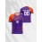 1pc Customizable V-Neck Soccer Jersey for Kids - 100% Polyester Knit Fabric, All-Over Print, Personalized Name & Number, Regular Fit for Boys & Girls, Ideal for Sports, Casual Wear & Outdoor Activities - Spring/Summer/Fall